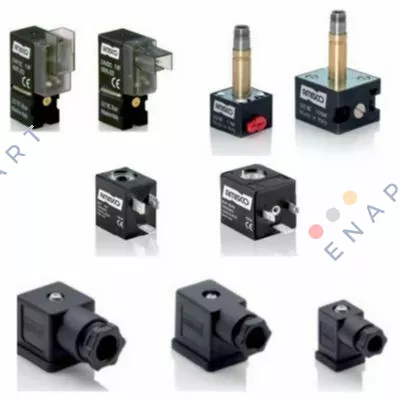 22mm solenoid coil EVI 7/9 — AMP 6.3x0.8 mm, AC, 110V, 8.5VA 