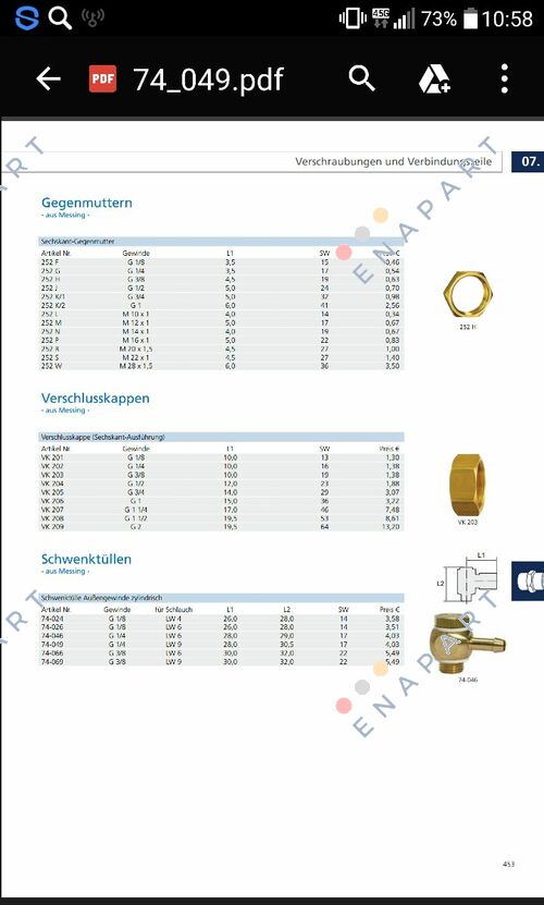 258414  568M-9 Kupplungsstecker NG8